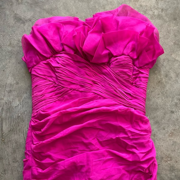 Vintage MARCHESA Notte Silk Mini Cocktail Dress - Picture 2 of 10